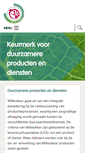 Mobile Screenshot of milieukeur.nl